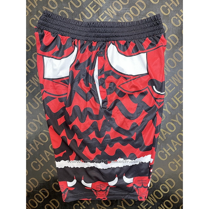 Short Chicago Bulls Mitchell & Ness Rouge Noir
